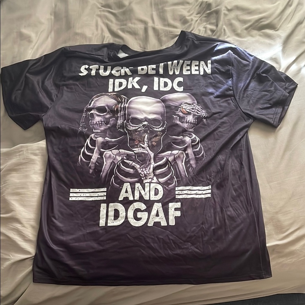 Men's Black Graphic T-Shirt